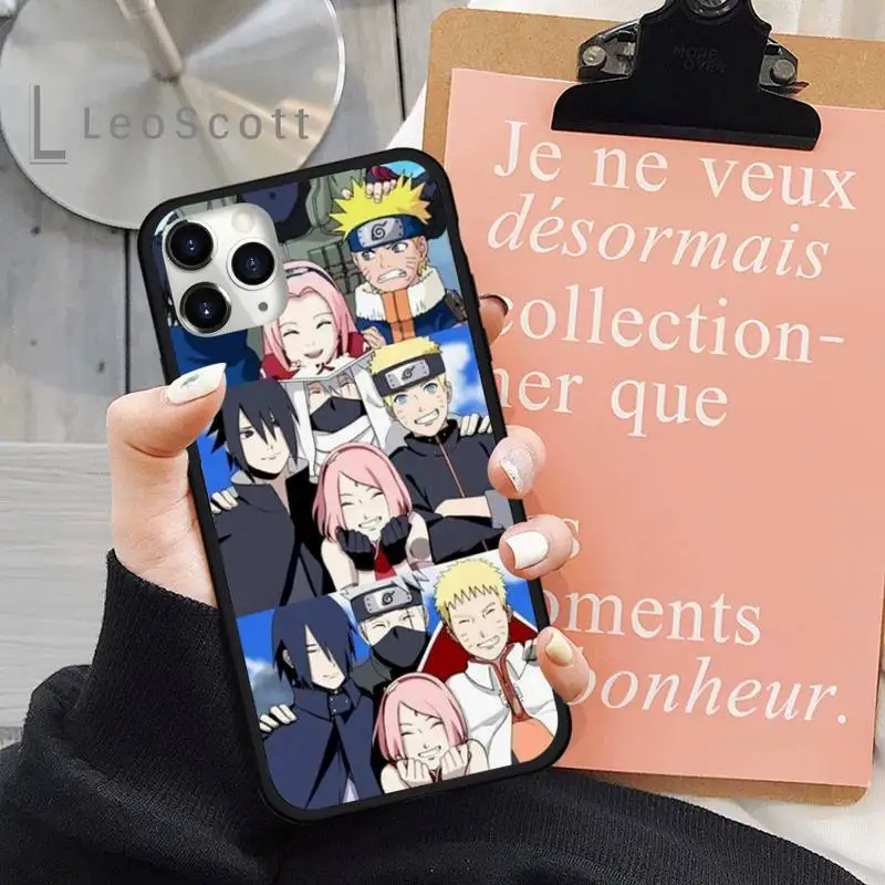 

Japanese anime Naruto Phone Case for iPhone 11 12 mini pro XS MAX 8 7 6 6S Plus X 5S SE 2020 XR