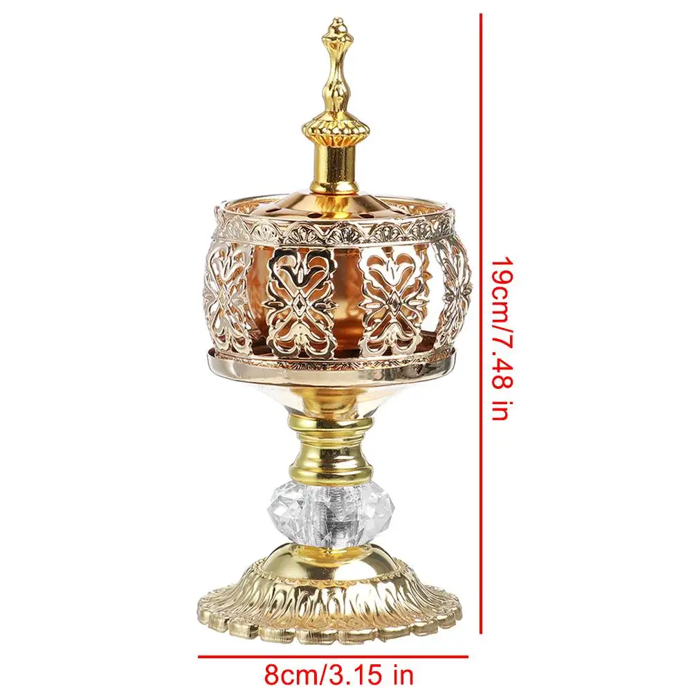 

Portable Metal Burner Incense Middle East European Style Incense Burner For Home Decoration Home Office Decorative Ornament