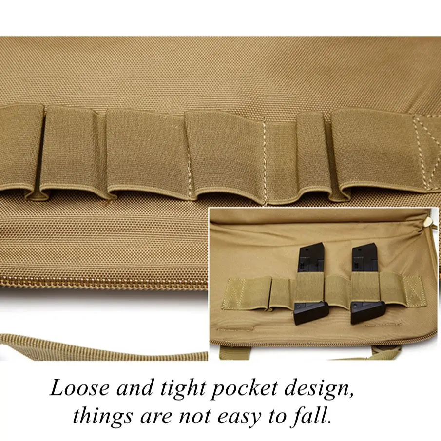 1000D Multifunctional Molle Tactical Hunting Bag Waterproof Gun Pouches Sports Hand Bag for Outdoor Travelling Climbing Hunting