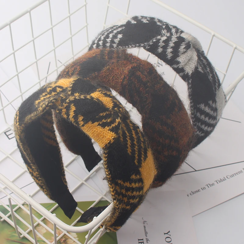 2019 простая Женская повязка на голову цветная Ретро Повязка для женщин высокое