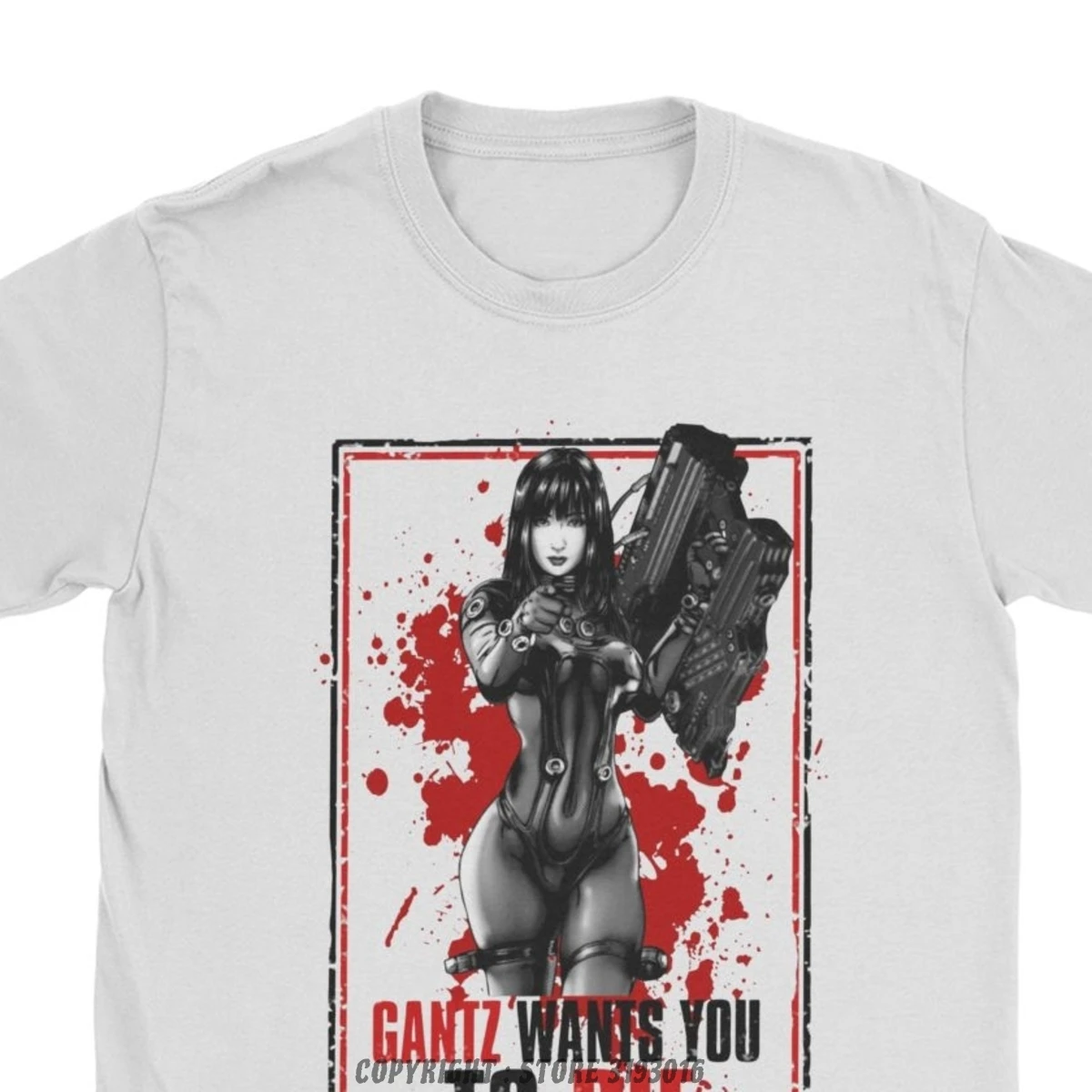 Gantz нуждается в крови футболки для Для мужчин хлопковая Футболка Кей куроно Като