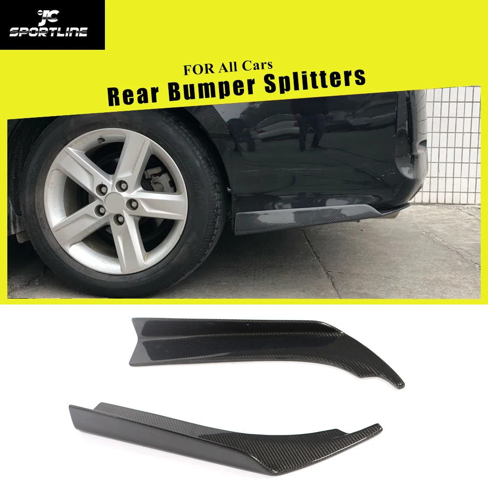 

Carbon Fiber Rear Bumper Diffuser Splitters Apron for BMW 3 4 5 6 Series E90 E92 E93 F30 F32 F33 F10 F06 F12 for Subaru Toyota