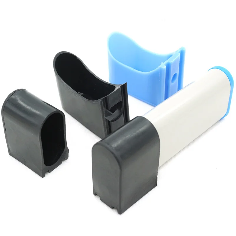 

4pcs thickening Non-slip Aluminum ladder leg caps Rubber oval horizontal pipe plugs Floor Protector pads Table Foot dust Cover