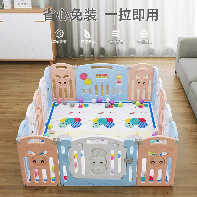 

Детский игровой забор, Детская липкая прокладка, защитный забор для малышей, Домашний Детский забор, складной забор для домашней безопаснос...