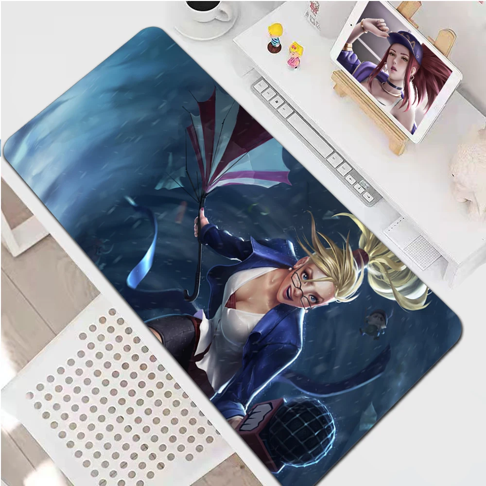 

Hot Sell League of Legends Janna Mouse Pad PC Laptop Gamer Mousepad Anime Antislip Mat Keyboard Desk Mat For OverwatchCS GO