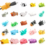 cable protector animal cute cartoon bites winder organizer for usb charging cable cellphone decor wire