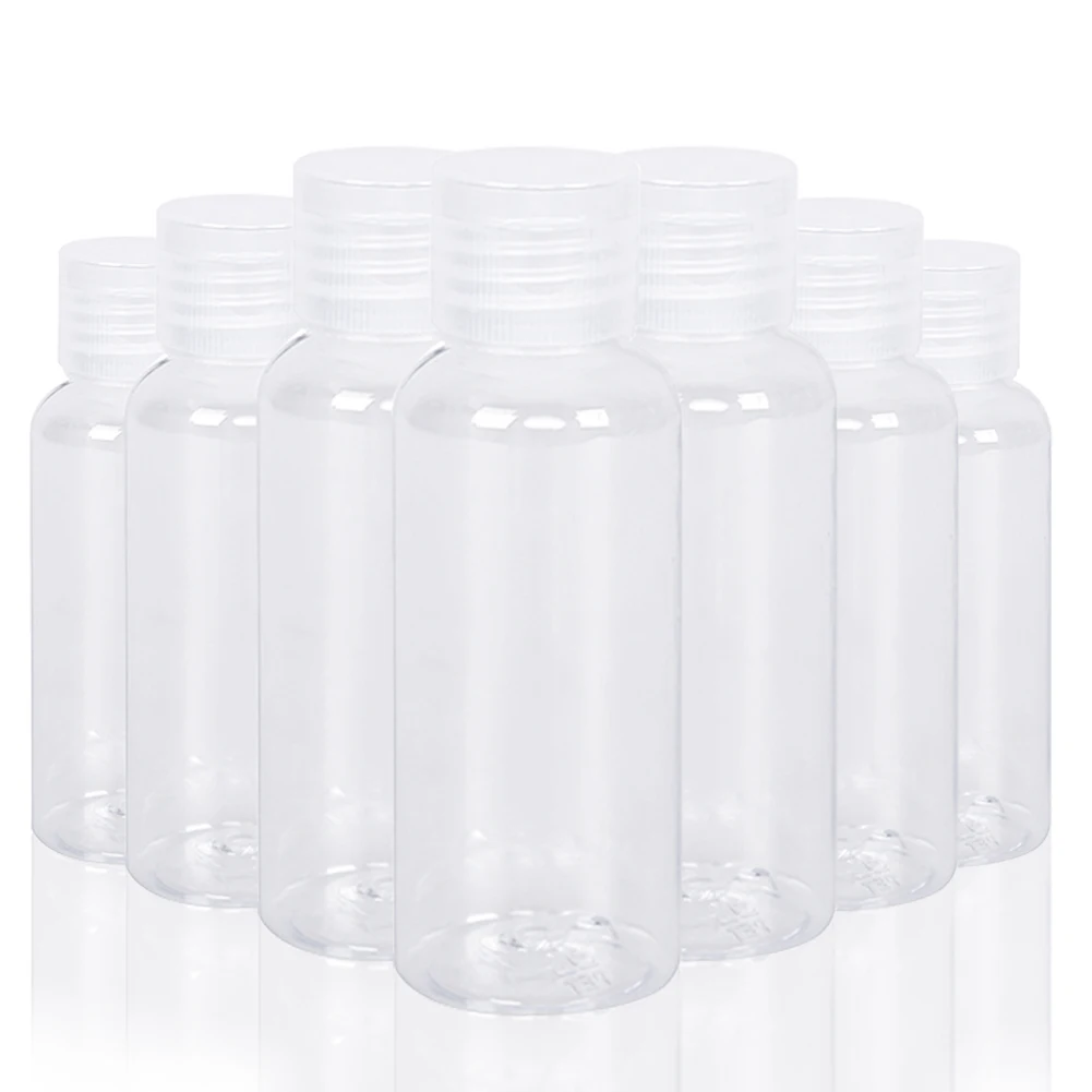 

20pcs 30/50/100ml Clamshell Empty Vail Shampoo Gels Cosmetics Lotion Bottles Flip Cap Makeup Travel Container Hand Sub-bottling