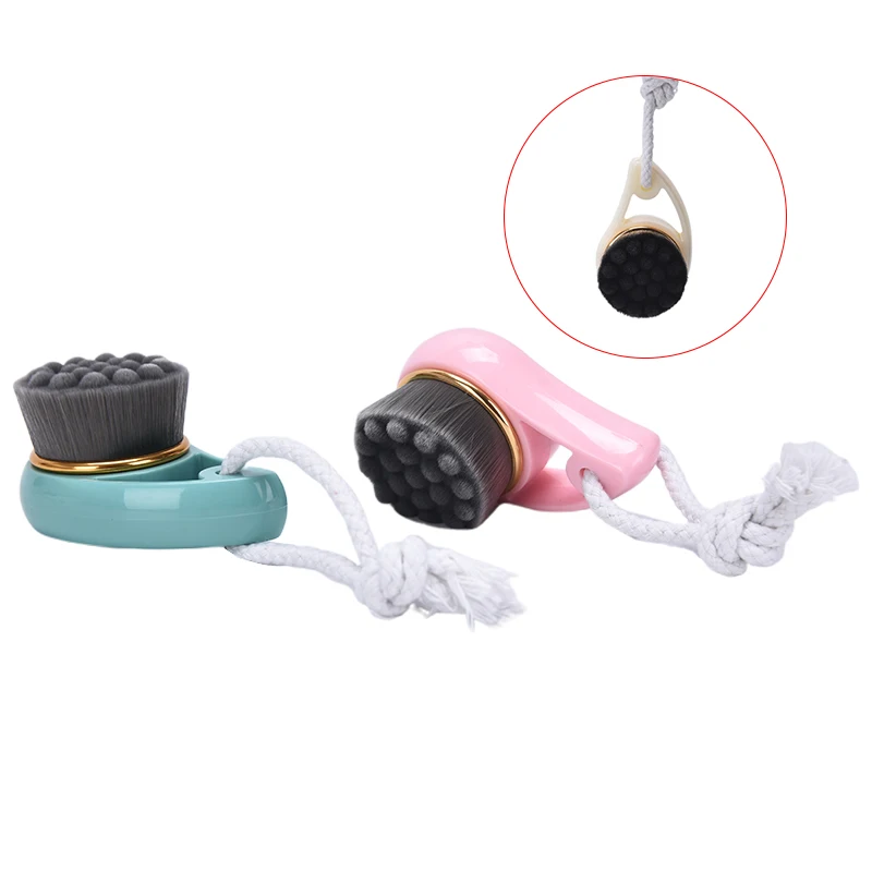 Щетка для лица из мягкого волокна очистки пор уход за лицом Массажер мытья кисти