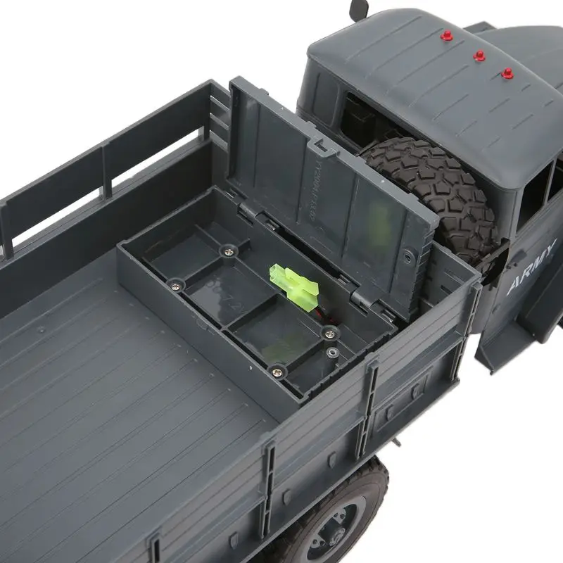 Радиоуправляемый грузовик 1: 12 полноразмерный 6 колесный привод модель