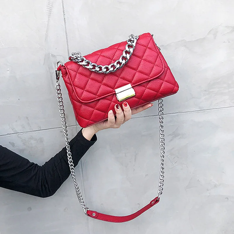 

Luxury handbag women Messenger bags designer Female small bolsas Ladies crossbody chain bag Classic Diamond lattice Shoulder Bag