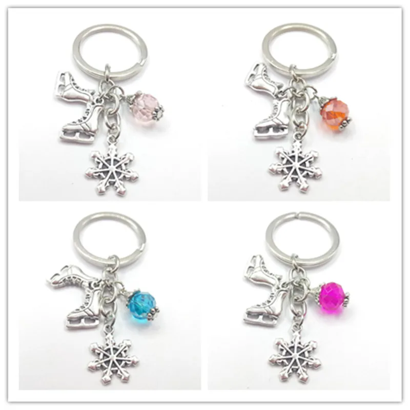 Брелок для ключей ювелирные изделия античная подвеска с лезвием из льда синей