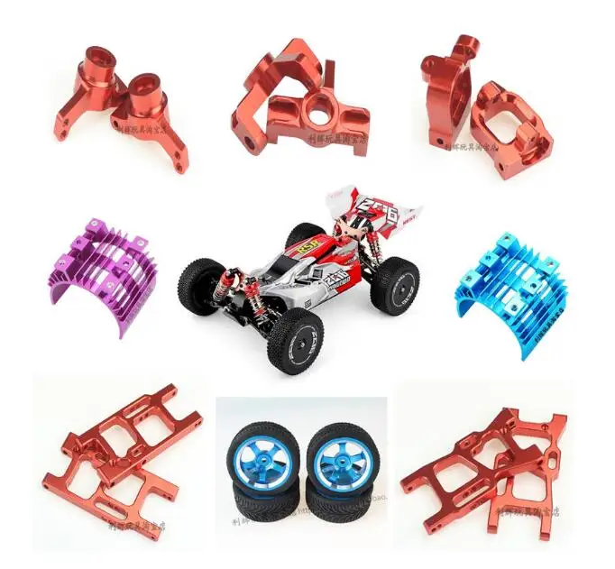 WLtoys 1:14 144001 обновленные запасные части для радиоуправляемых автомобилей