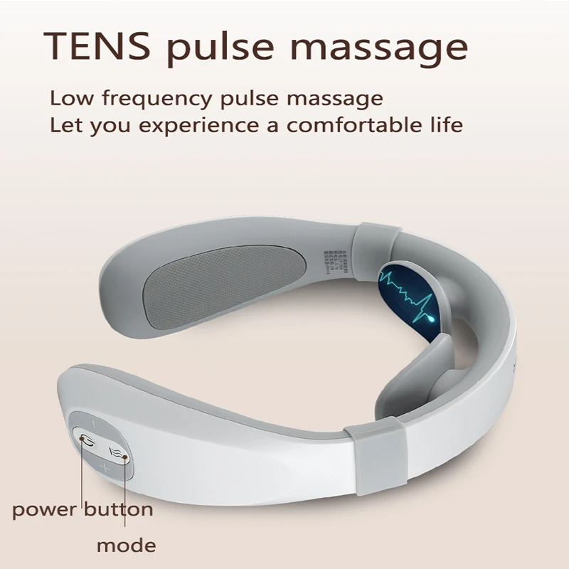 Умный Электрический массажер для шеи и плеч низкочастотный импульсный