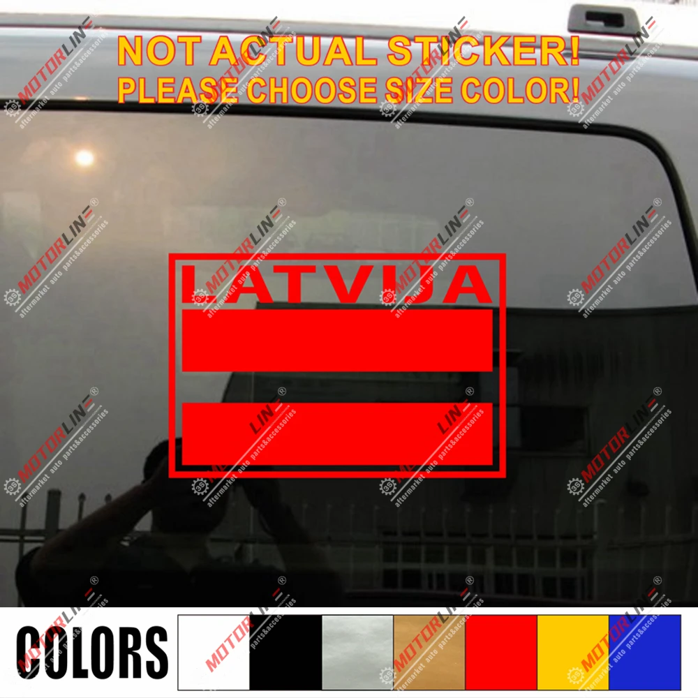 Флаг Латвийской армии Латвийский стикер наклейка автомобиля винил выбрать