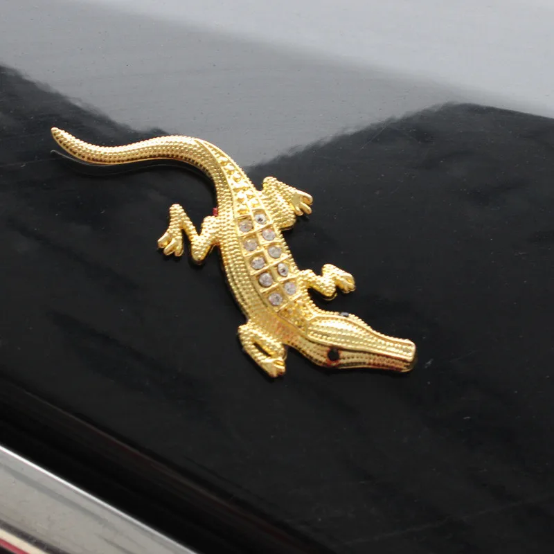 Крокодиловая наклейка с бриллиантами наклейки для мотоцикла автомобиля