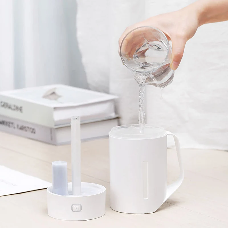 

JSLG Mini Air Aroma Diffuser USB LED Light Humidifier Portable Essential Oil Diffuser 420ML Air Humidifier Mist Maker