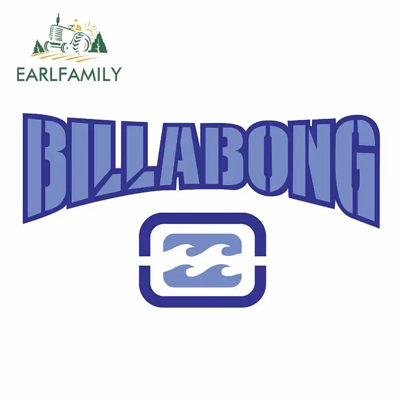 EARLFAMILY 13 см x 7 2 для логотипа Billabong наклейка кемпера грузовика модная с окклюзией и