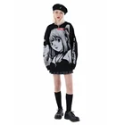 Свитер для косплея аниме Death Note Misa Amane, топы, толстовка, Униформа, наряд для женщин, корейский Свитшот оверсайз, свитеры, уличная одежда
