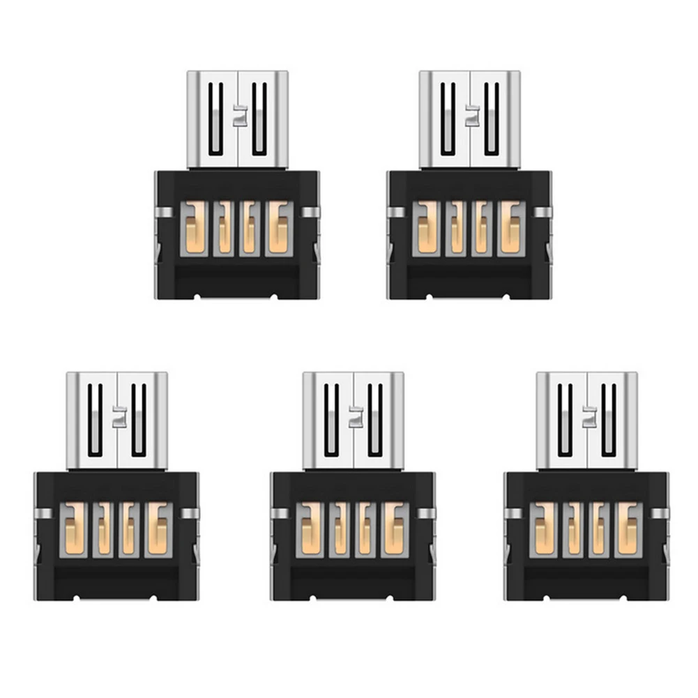 5 шт./лот Миниатюрный Micro USB-USB разъем OTG кабель USB адаптер для Xiaomi Samsung HuaWei HTC Phone |