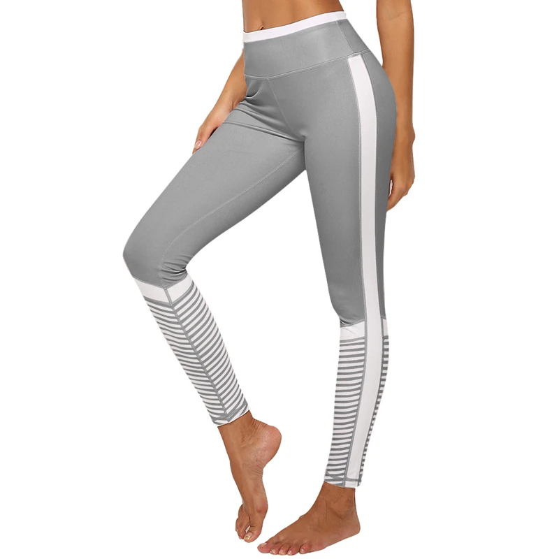 Новинка 2019 женские спортивные штаны для йоги с высокой талией буквенным принтом