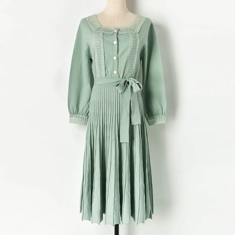 Брендовое качественное Элегантное Длинное Платье женское осеннее сексуальное