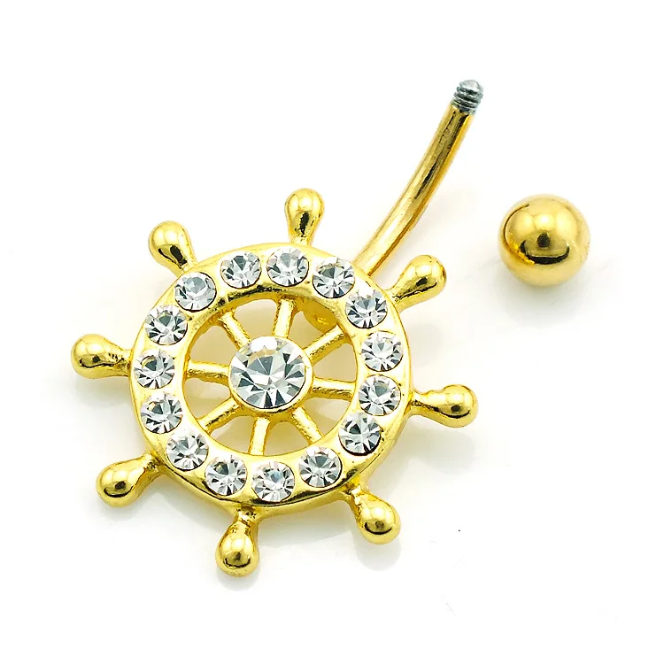 2019 Новое поступление модное кольцо пупка Серьги с драгоценными камнями