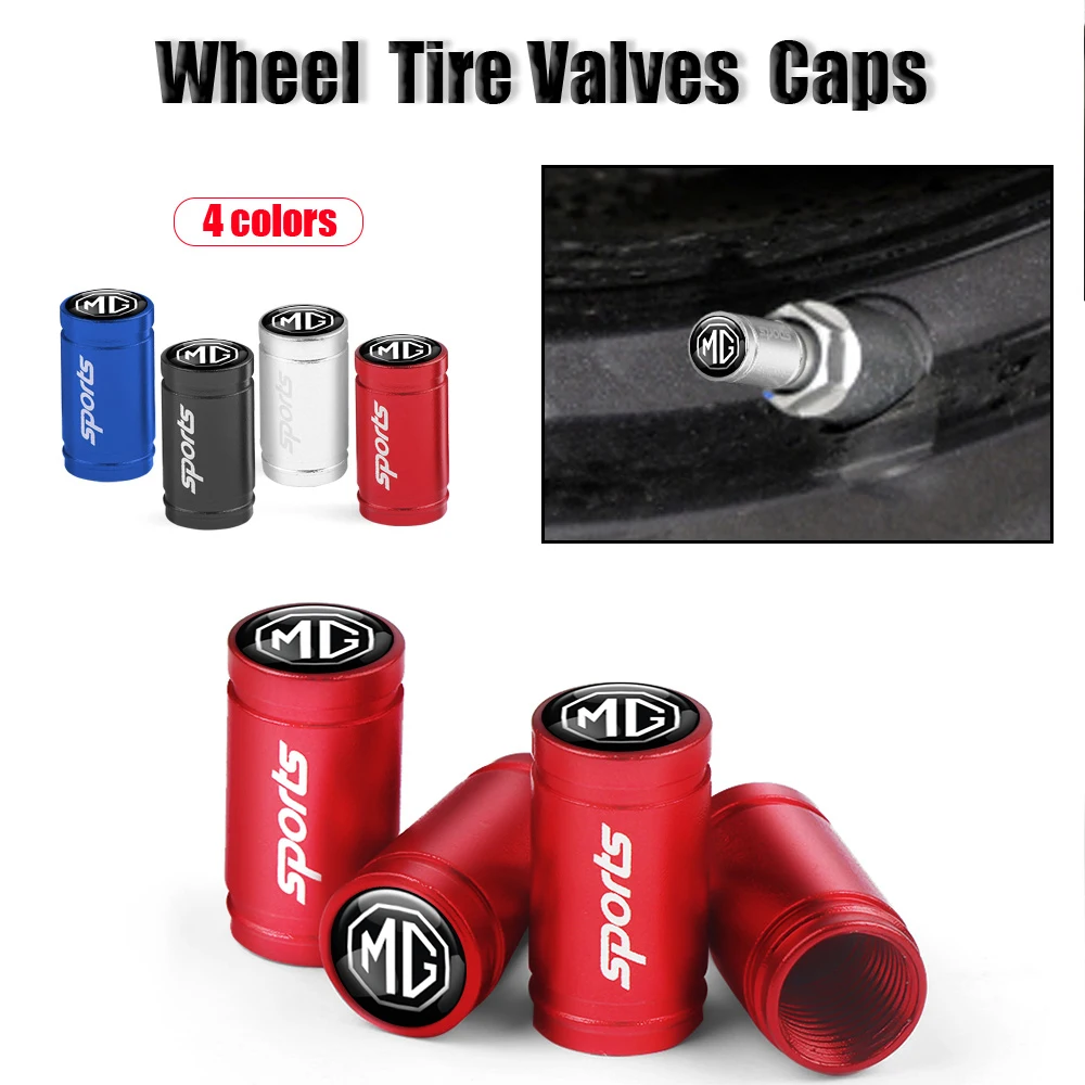 4 шт. Спортивная эмблема металлический стержень клапана автомобильных колес