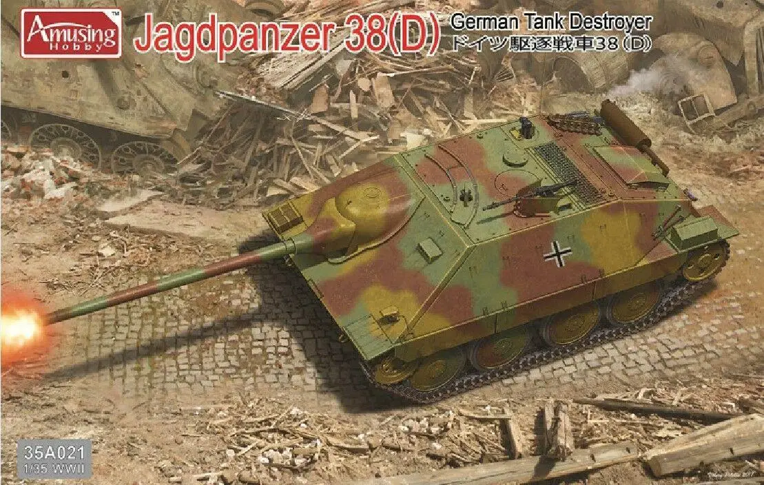 

Забавный хобби 35A021 1/35 масштаб Второй мировой войны немецкий Jagdpanzer 38(D) Танк модель эсминца набор