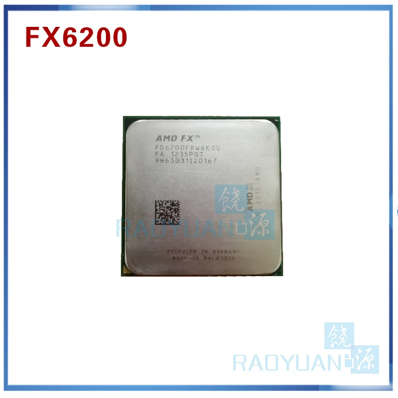 Процессор AMD FX-Series FX-6200 FX 6200 FX6200 3,8 ГГц шестиядерный процессор FD6200FRW6KGU Socket AM3