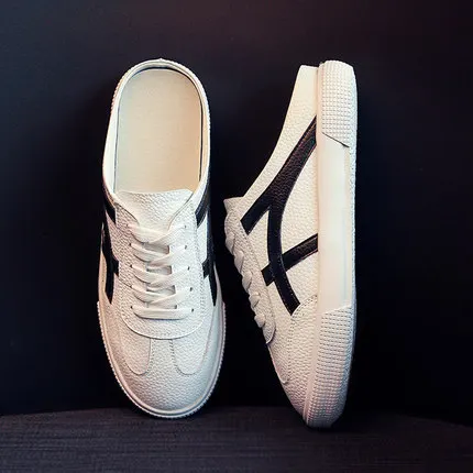 Высокая версия W кожаные маленькие белые туфли женская обувь 2019 г. новая весенняя