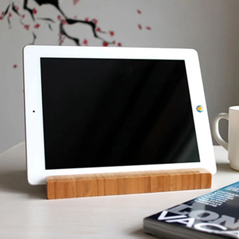 

Portable Universal Lazy Tablet Stand Wood Desktop Stand for iPad iPhone Samsung Support Tablet Holder Rack Phone Holder