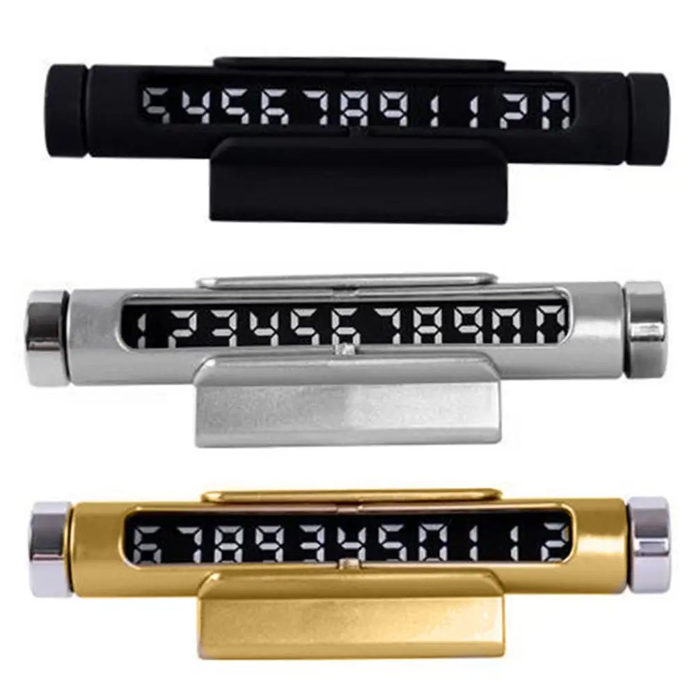 Автомобильная Временная парковочная вывеска со светящимся вращающимся цифровым