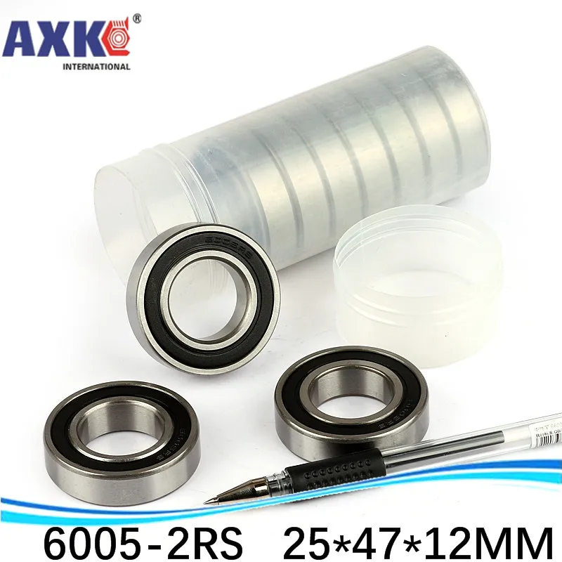 (1 шт.) высокое качество глубокий шаровой подшипник двойной Резиновой