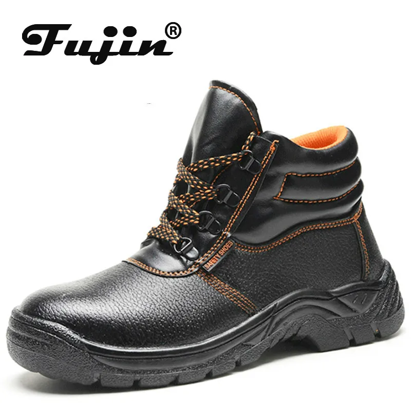Fujin сохраняющие тепло модели экскаваторов безопасная обувь анти разбивающая