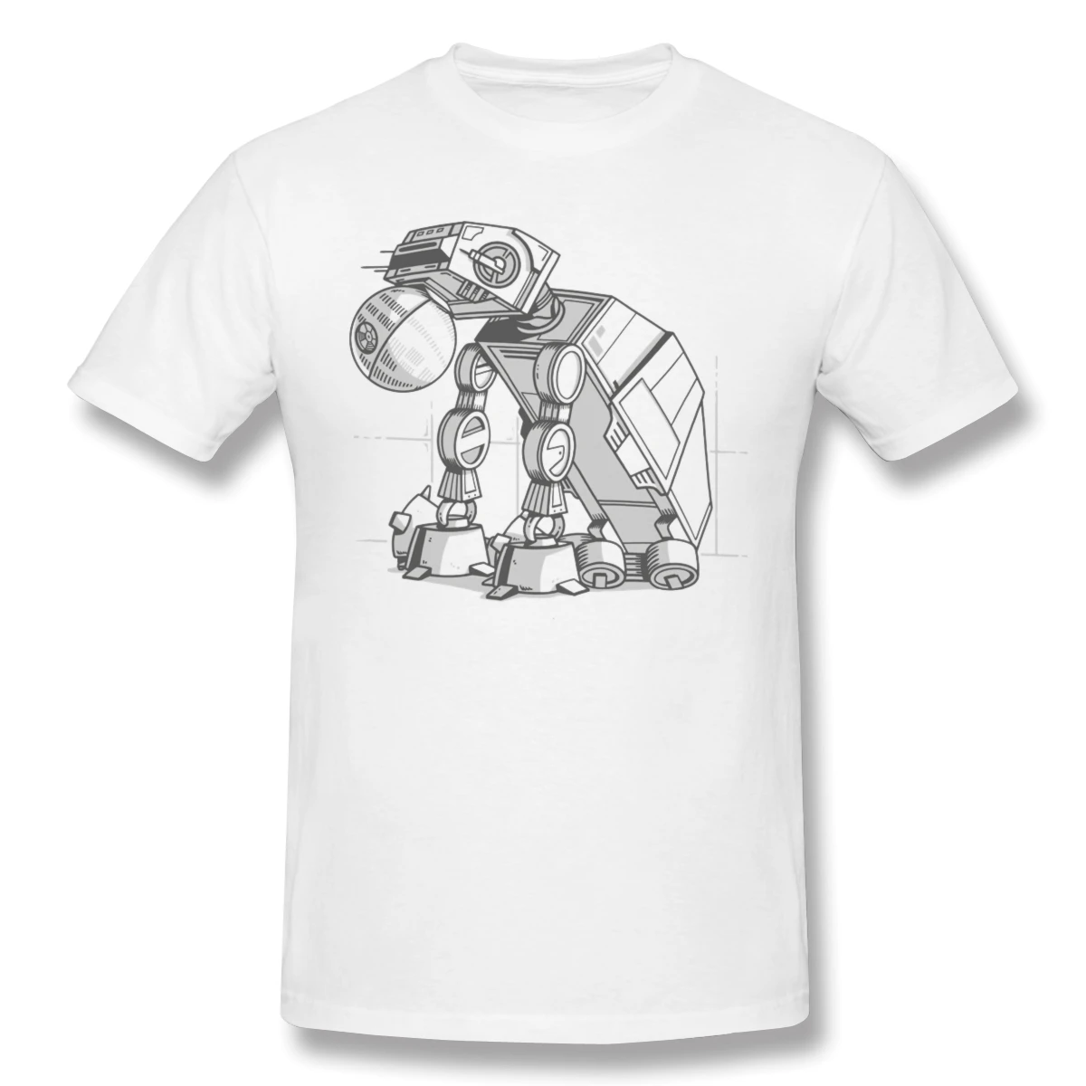 

Dog Machine Humor Men's Basic Short Sleeve T-Shirt R303 Tees Tops European Size