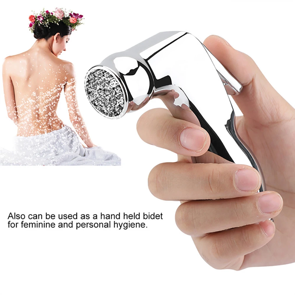 

Набор насадок для биде и душа, ручной распылитель для биде, серебристый смеситель для воды и туалета, аксессуары для ванной комнаты, распыли...