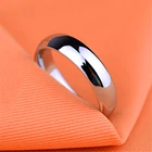 Модное простое кольцо из титановой стали с гладкой поверхностью парные кольца 6 мм разные цвета металла кольца обещают обручальные кольца для женщин