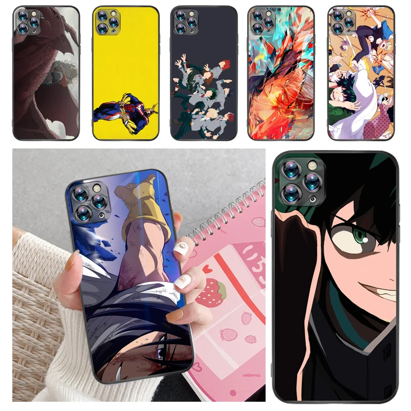 

My Hero Academia Tomura Boku Dabi Shigaraki Todoroki Shouto Bakugou Katsuki Phone Case For iPhone 12 Mini SE 2020 Pro Carcasa