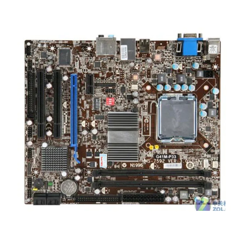Для материнской платы MSI G41M-P33 компьютера USB2.0 sata2 LGA 775 DDR3 G41 | Компьютеры и офис