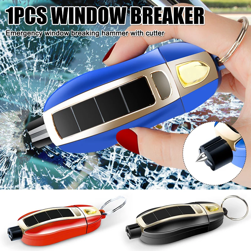 

Автомобильный мини-молоток безопасности, многофункциональный аварийный молоток для окна, брелок с резаком, товары для безопасности автомо...