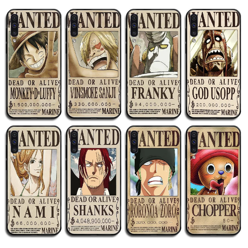 One Piece Luffy аниме чехол для телефона Корпус Samsung Galaxy A C Note 3 4 5 6 7 8 10 20 40 50 70 E S Plus Pro