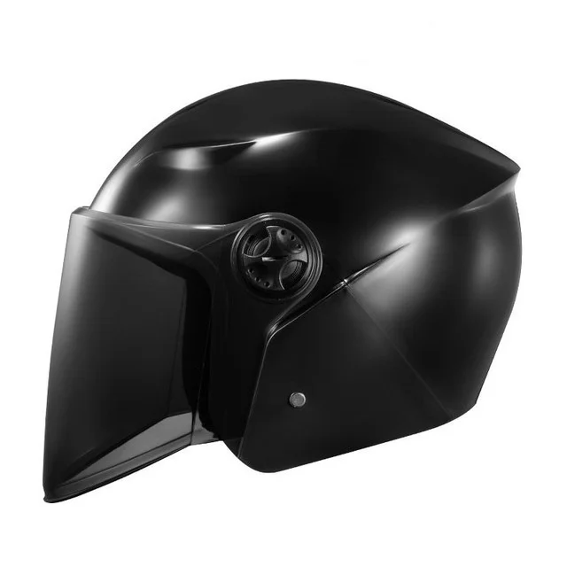 

2 gifts DOT Approved Half Face Motorcycle Helmet Dual Lens Double Visors Motorbike Helmet For Man Capacete De Moto Casco Adults