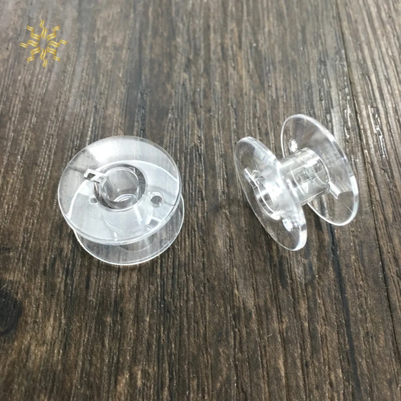 

New Transparent Sewing Machine Bobbins Spools Empty Bobbins Spools Plastic Universal Empty Bobbin Home Sewing Accessories Tools