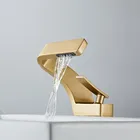 Смеситель для раковины Современный черный смеситель для ванной кран для раковины матовый золотойникельхром смеситель для раковины Смеситель для горячей и холодной раковины Новинка