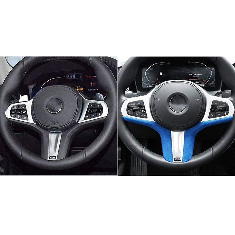 

Alcantara For BMW G20 G28 325li 325i 3 Series 2020 Car Console Gear Shift Frame Decorative Trim Strips Interior Accessories 1 or