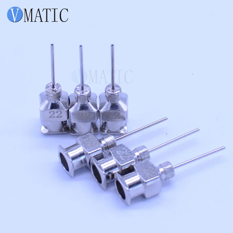 

Free Shipping 12Pcs 1/2'' Inch 22G Glue Dispensing Stainless Steel Needle Tips