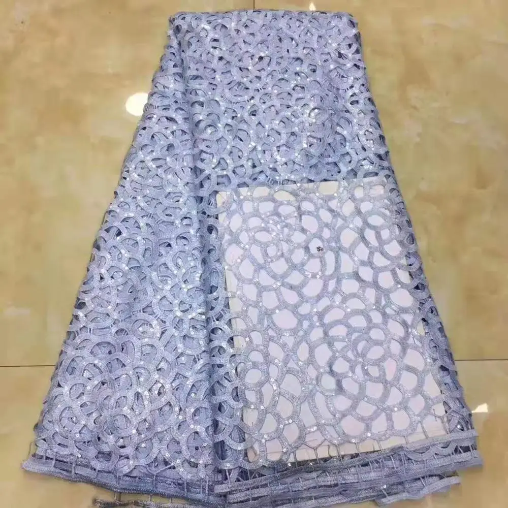 Сетка блесток вышивка африканская кружевная ткань ФРАНЦУЗСКИЙ Тюль шелк