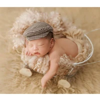 photography accessories pure wool hand woven curly blankets for baby photo shoot newborn props photo background blanket