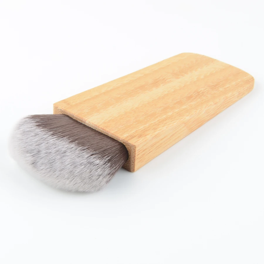 

1pc T#2 flat Powder makeup brush multifunctional make up cosmetic bamboo handle blusher brush contour shadow bronzer buffing
