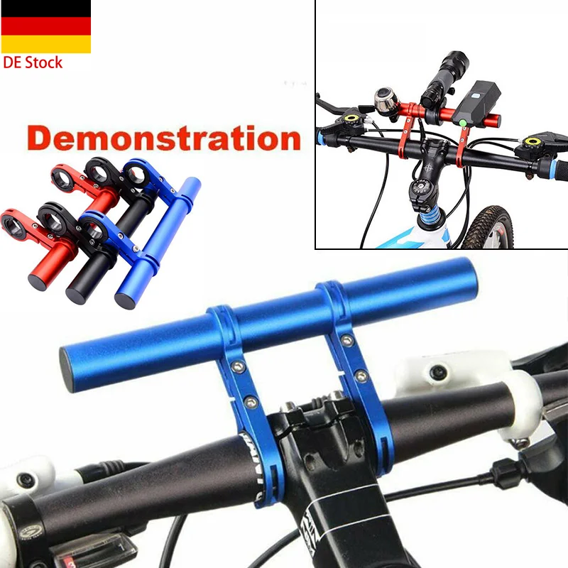Велосипедный руль расширенный 20 см кронштейн держатель фар для велосипеда